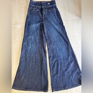 Pilcro Indigo Wide Leg Jeans